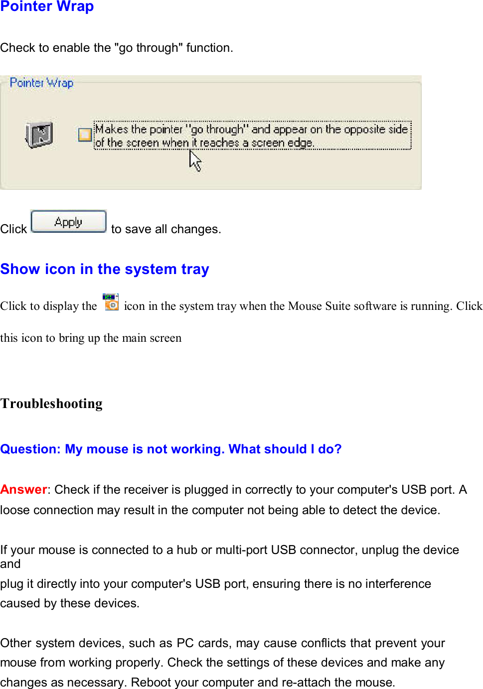 hp wireless comfort mouse manual