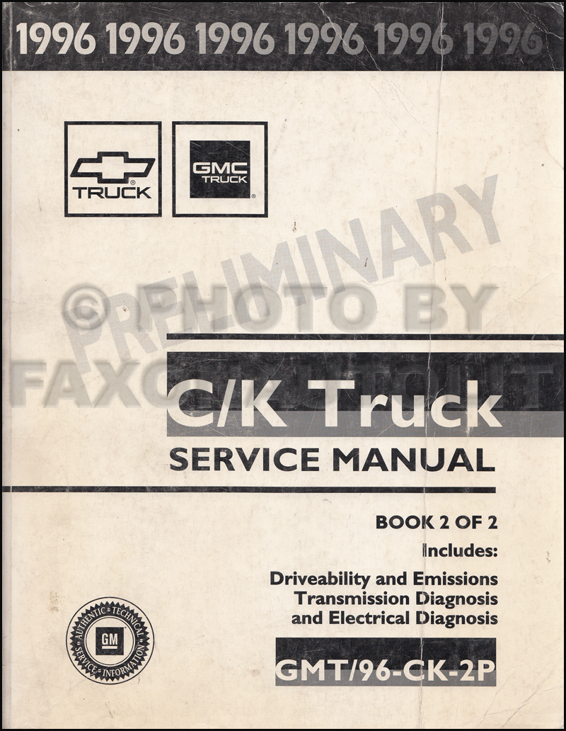 1996 chevrolet tahoe repair manual download