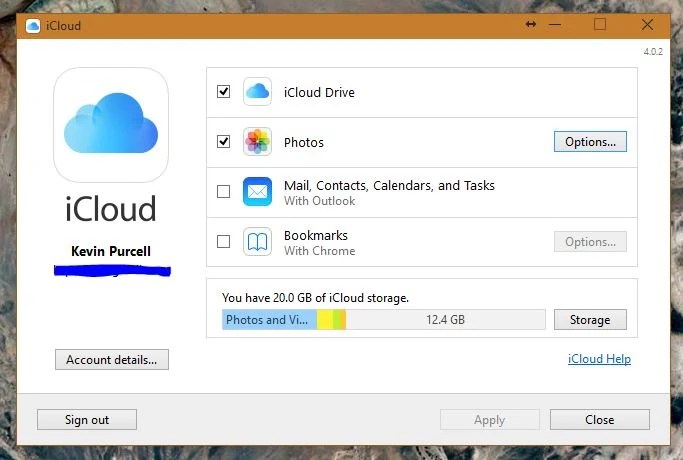how to manually download photos from icloud to windows