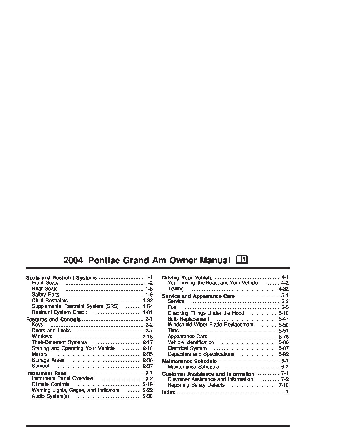2004 pontiac grand am manual pdf