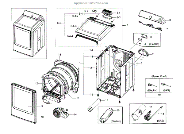 samsung dryer dv42h5200 repair manual