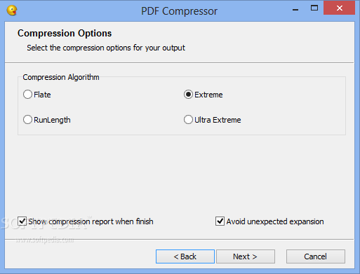 compress pdf file size manually