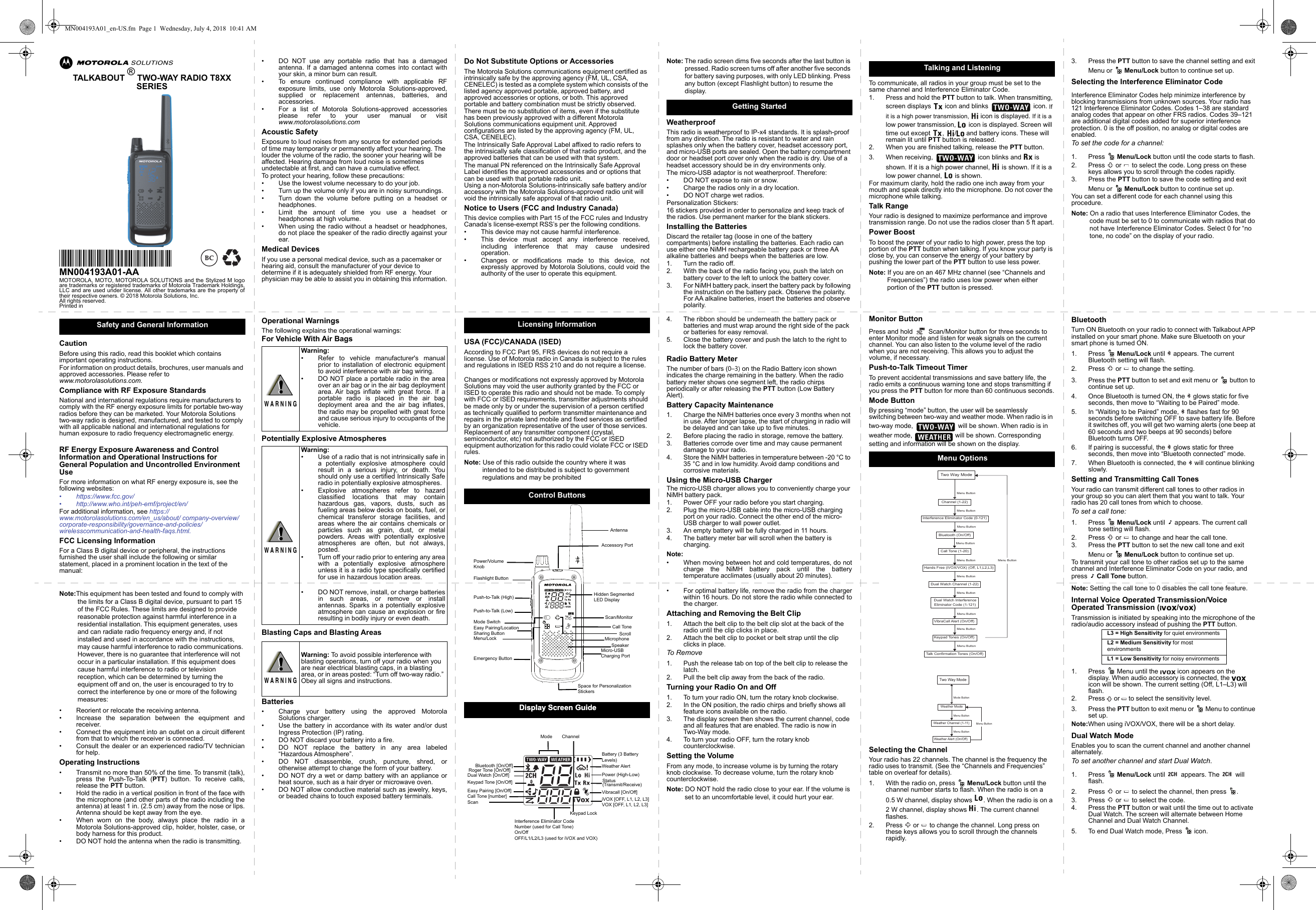 motorola talkabout 250 manual pdf download