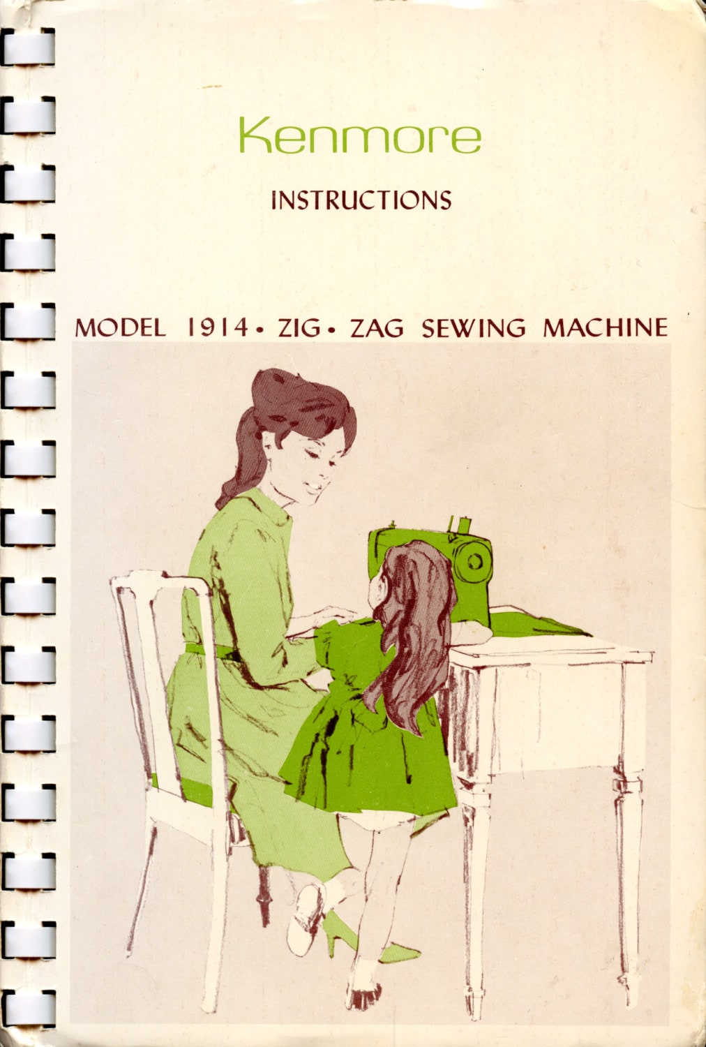 instruction manual for sears kenmore sewing machine model 158.10400