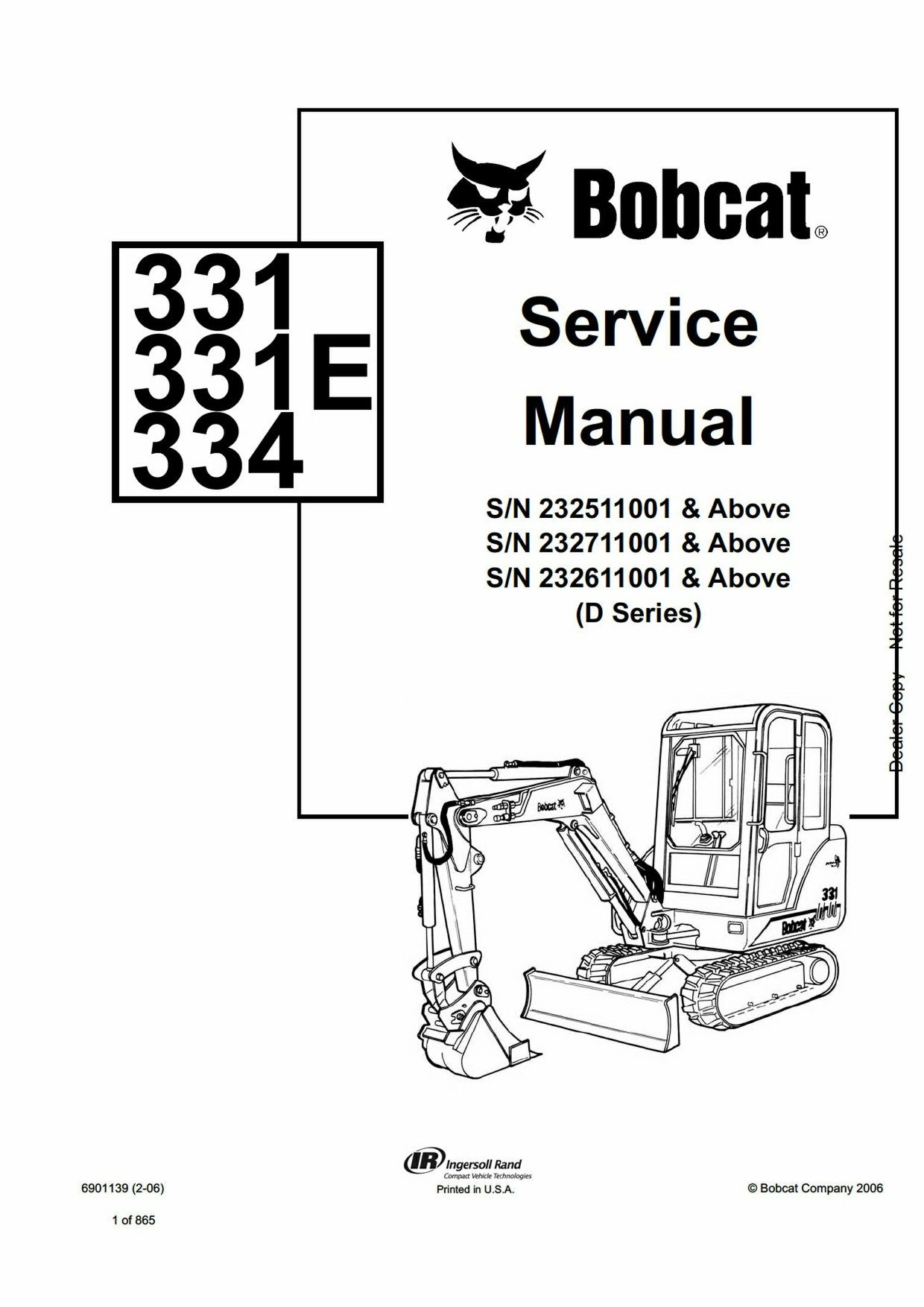 bobcat 331 service manual download