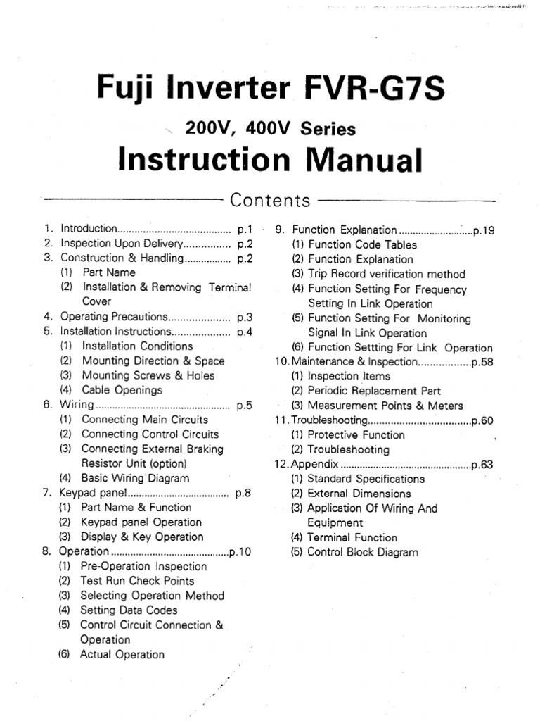 fuji fvr g7s manual pdf