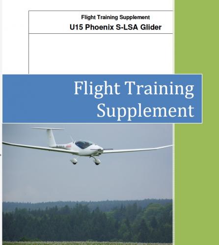 glider flight training manual pdf download