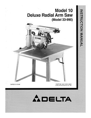instruction manual delta model ts200ls