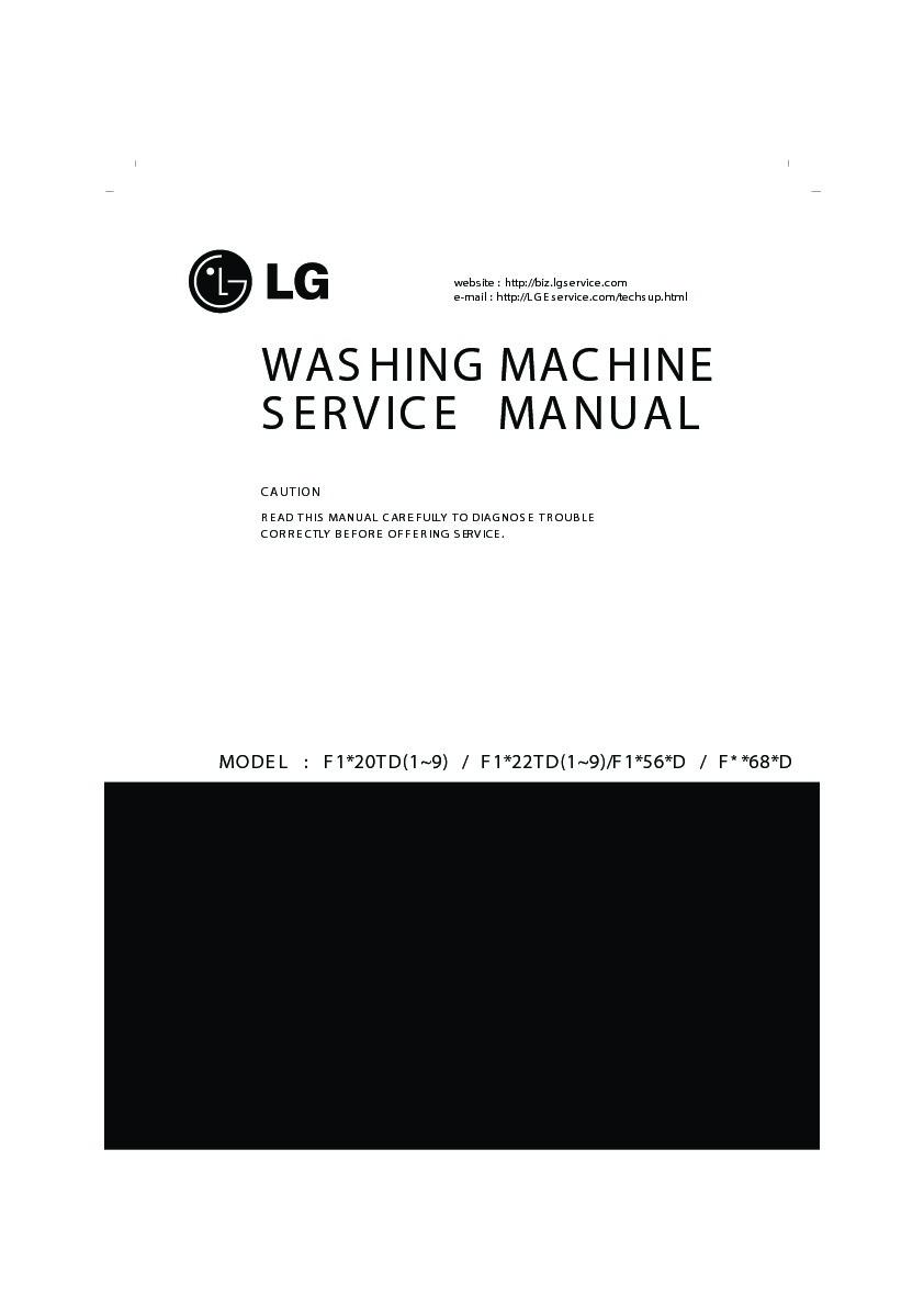 lg washing machine service manuals free download